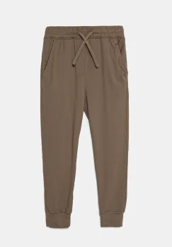 Abercrombie & Fitch pantaloni de trening pentru copii culoarea bej, neted, KI234-4055 imagine