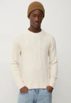 Abercrombie & Fitch pulover din amestec de lana barbati, culoarea bej, light, KI120-4197 imagine