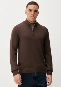 Abercrombie & Fitch pulover din amestec de lana culoarea maro, cu turtleneck, KI120-5139-400 imagine