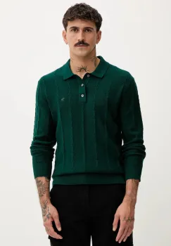Abercrombie & Fitch pulover din amestec de lana culoarea verde, light, KI120-5142-300 imagine