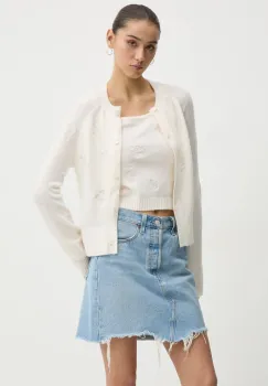 Abercrombie & Fitch pulover femei, culoarea bej, KI150-4293 imagine