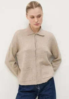 Abercrombie & Fitch pulover femei, culoarea bej, light, KI150-4223 imagine