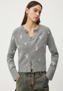 Abercrombie & Fitch pulover femei, culoarea gri, light, KI150-4293 imagine