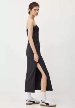 Abercrombie & Fitch rochie culoarea negru, maxi, mulata imagine
