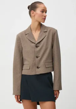 Abercrombie & Fitch sacou culoarea maro, un singur rand de nasturi, modelator, KI144-4154 imagine