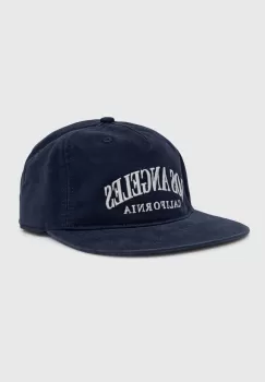 Abercrombie & Fitch sapca de baseball din bumbac culoarea albastru marin, cu imprimeu imagine