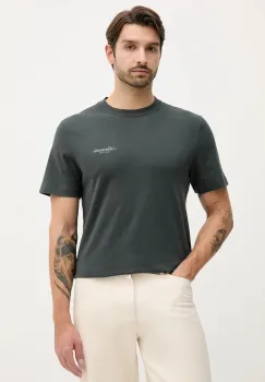 Abercrombie & Fitch tricou din bumbac 3-pack culoarea verde, cu imprimeu, KI123-5084-100 imagine