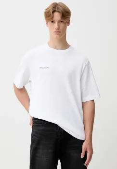 Abercrombie & Fitch tricou din bumbac culoarea alb, cu imprimeu, KI123-5091-100 imagine