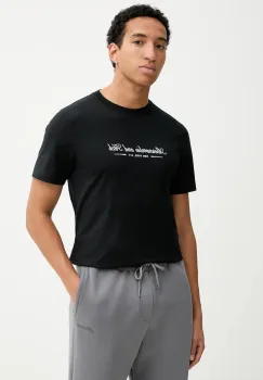 Abercrombie & Fitch tricou din bumbac culoarea negru, cu imprimeu, KI123-5255-900 imagine