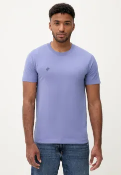 Abercrombie & Fitch tricou din bumbac culoarea violet, cu imprimeu, KI124-5262 imagine