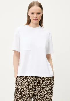 Abercrombie & Fitch tricou din bumbac femei, culoarea alb, KI139-5315 imagine