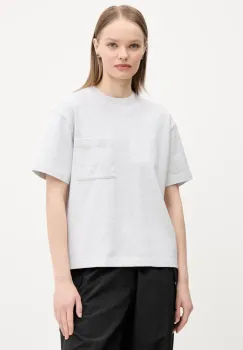 Abercrombie & Fitch tricou din bumbac femei, culoarea gri, KI139-5315 imagine
