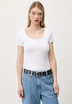 Abercrombie & Fitch tricou femei, culoarea alb, KI139-5271 imagine