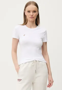 Abercrombie & Fitch tricou femei, culoarea alb, KI139-5273 imagine