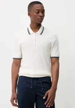 Abercrombie & Fitch tricou polo culoarea bej, uni, KI120-5086 imagine