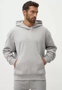 adidas bluza All SZN barbati, culoarea gri, cu gluga, melanj, IY4123 imagine