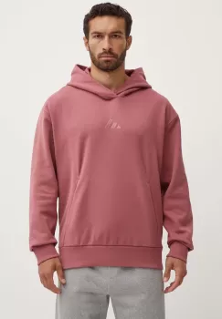 adidas bluza All SZN barbati, culoarea roz, cu gluga, neted, IY4136 imagine