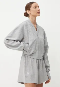 adidas bluza All SZN femei, culoarea gri, neted, IY6833 imagine