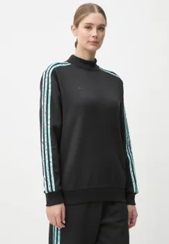 adidas bluza Animal femei, culoarea negru, cu imprimeu, IY1661 imagine