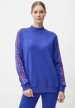 adidas bluza Animal femei, culoarea violet, cu imprimeu, IY1663 imagine