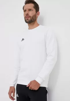 adidas bluza barbati, culoarea alb, cu imprimeu imagine