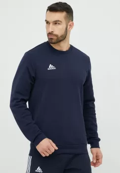 Adidas bluza barbati, culoarea albastru marin, cu imprimeu imagine