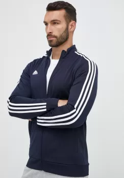 adidas bluza barbati, culoarea albastru marin, modelator imagine