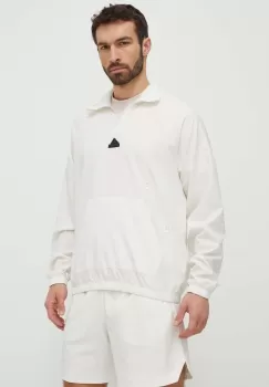 adidas bluza barbati, culoarea bej, cu imprimeu, IP3799 imagine