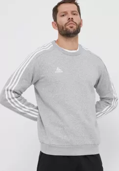 adidas bluza barbati, culoarea gri, modelator imagine
