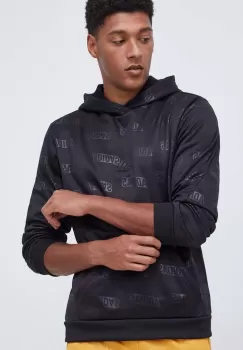 adidas bluza barbati, culoarea negru, cu gluga, modelator imagine