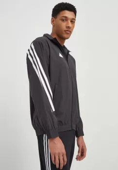 adidas bluza barbati, culoarea negru, neted imagine