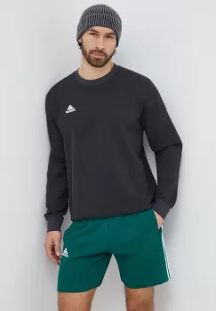 adidas bluza barbati, culoarea negru, neted imagine