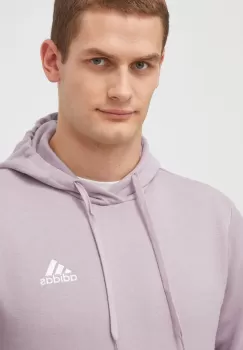 adidas bluza barbati, culoarea roz, cu gluga, neted imagine