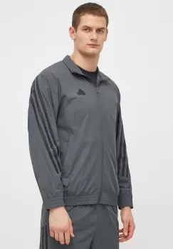 adidas bluza barbati, culoarea verde, cu imprimeu imagine