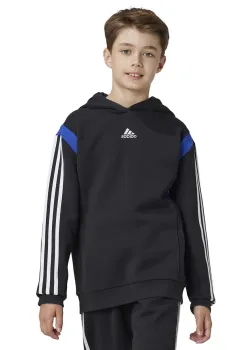 adidas bluza copii B HD CB culoarea negru, cu gluga, modelator, JE0327 imagine