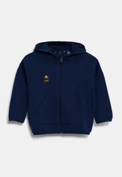 adidas bluza copii culoarea bleumarin, cu gluga, cu imprimeu, JD4554 imagine