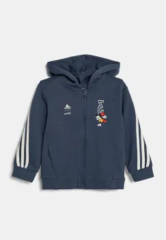 adidas bluza copii LK DY MM TT cu gluga, cu imprimeu, IW0674 imagine