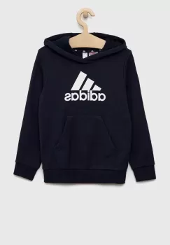 Adidas bluza copii U BL cu gluga, cu imprimeu imagine
