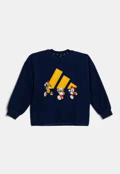 adidas bluza copii x Disney culoarea albastru marin, cu imprimeu, JD4550 imagine