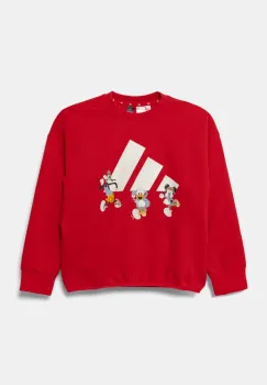 adidas bluza copii x Disney culoarea rosu, cu imprimeu, JF3640 imagine