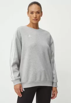 adidas bluza Essentials femei, culoarea gri, melanj, IM0220 imagine