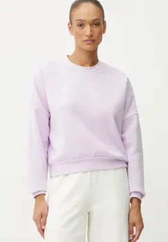 adidas bluza Essentials femei, culoarea violet, neted, JF8827 imagine