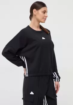 adidas bluza femei, culoarea negru, modelator imagine