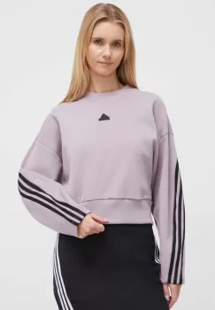 adidas bluza femei, culoarea roz, neted imagine