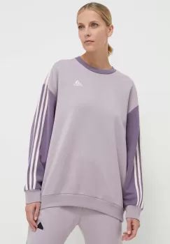 adidas bluza femei, culoarea violet, modelator imagine