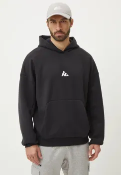 adidas bluza Future Icons barbati, culoarea negru, cu gluga, neted, JD4954 imagine