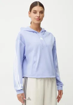 adidas bluza Future Icons femei, cu gluga, cu imprimeu, IW5195 imagine