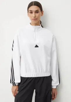 adidas bluza Future Icons femei, culoarea alb, neted, JJ1664 imagine