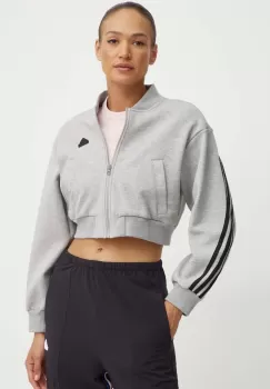 adidas bluza Future Icons femei, culoarea gri, melanj, IW5251 imagine