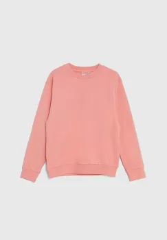 adidas bluza J SZN GFX CREW culoarea roz, cu imprimeu, IV7115 imagine